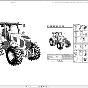 Kubota Tractor M7151P Spare Parts Catalog EN ES (1)