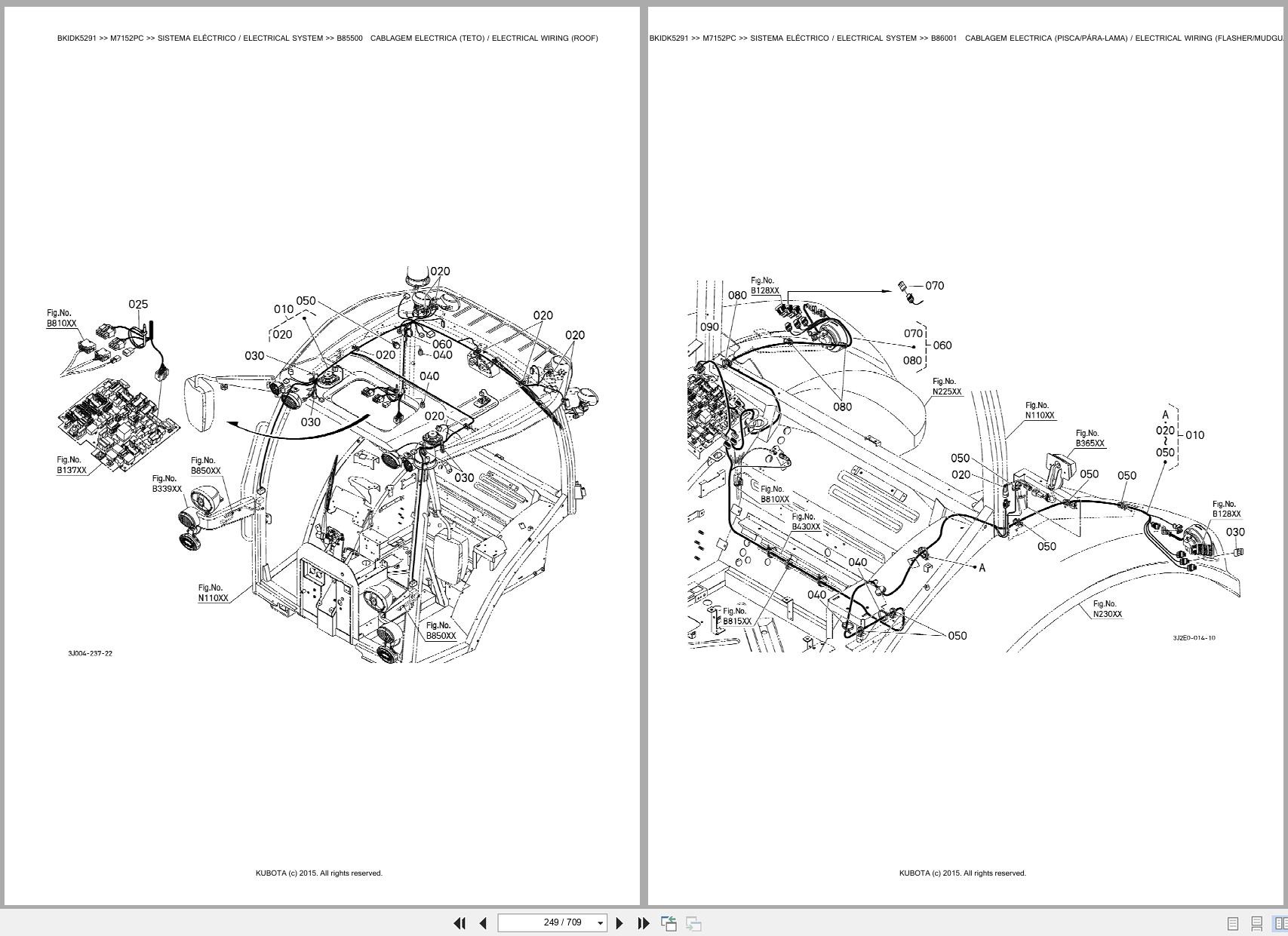 Kubota Tractor M7152PC Spare Parts Catalog EN PT (2)