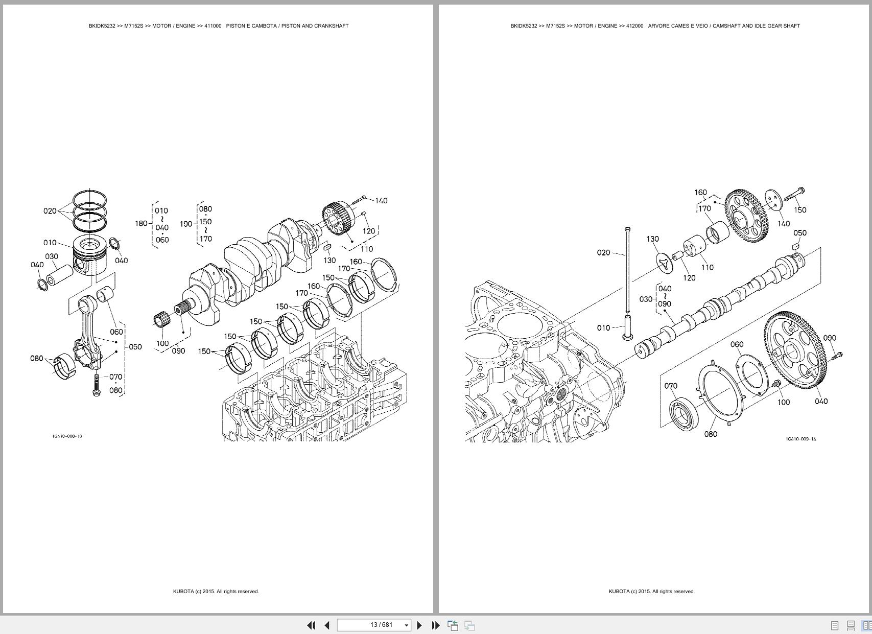 Kubota Tractor M7152S Spare Parts Catalog EN PT (3)