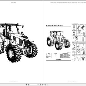 Kubota Tractor M7153P Spare Parts Catalog EN ES (1)