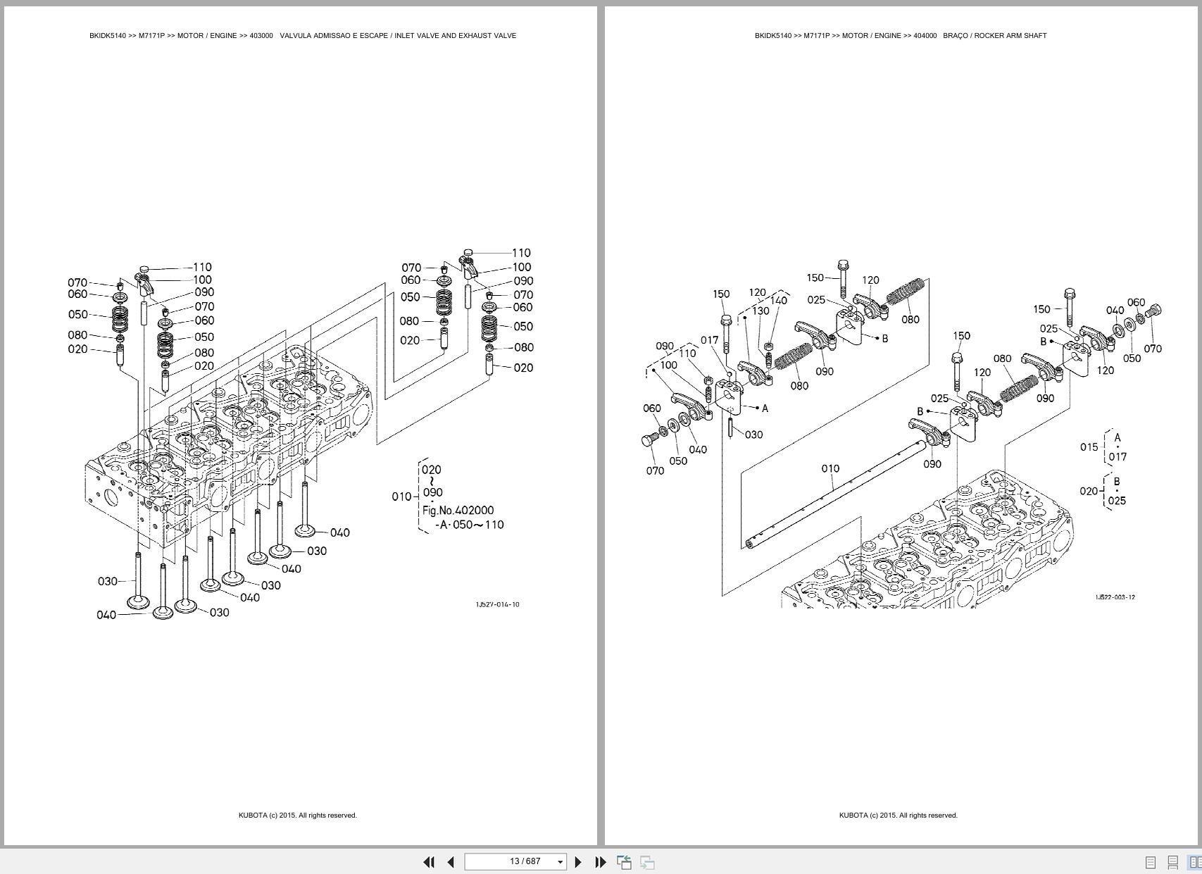 Kubota Tractor M7171P Spare Parts Catalog EN PT (3)