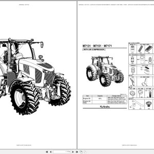 Kubota Tractor M7171SC Spare Parts Catalog EN ES (1)