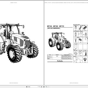 Kubota Tractor M7172P M7172KVT Spare Parts Catalog EN ES (1)