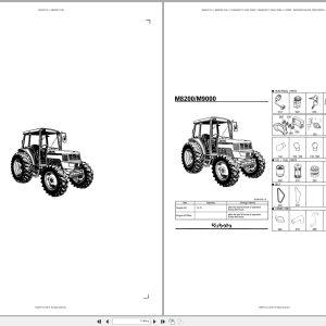 Kubota Tractor M8200DT CAB Spare Parts Catalog EN ES (1)