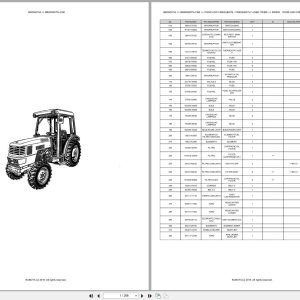 Kubota Tractor M8200SDTN CAB Spare Parts Catalog EN PT (1)