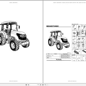 Kubota Tractor M8540DTHNBC(EC) Spare Parts Catalog EN ES (1)
