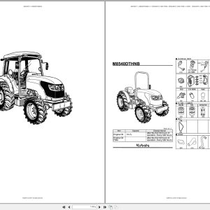 Kubota Tractor M8540DTHNB(EC) Spare Parts Catalog EN ES (1)