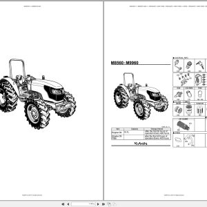 Kubota Tractor M8560DTH NEC Spare Parts Catalog EN ES (1)