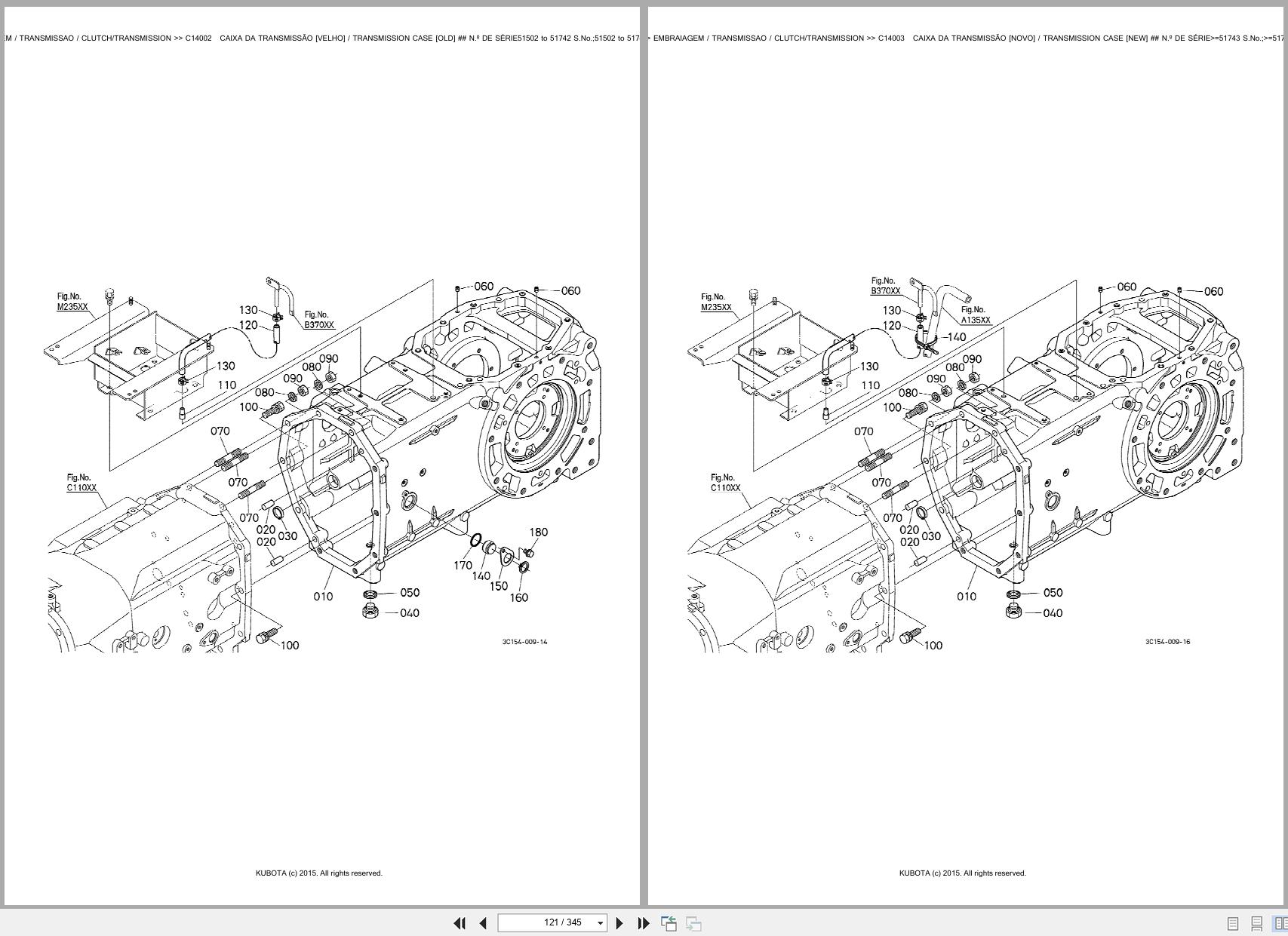 Kubota Tractor M8560DTH Spare Parts Catalog EN PT (2)