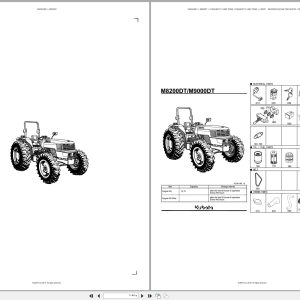 Kubota Tractor M9000DT Spare Parts Catalog EN ES (1)