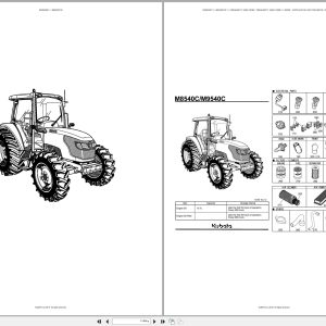 Kubota Tractor M9540DTHC Spare Parts Catalog EN ES (1)