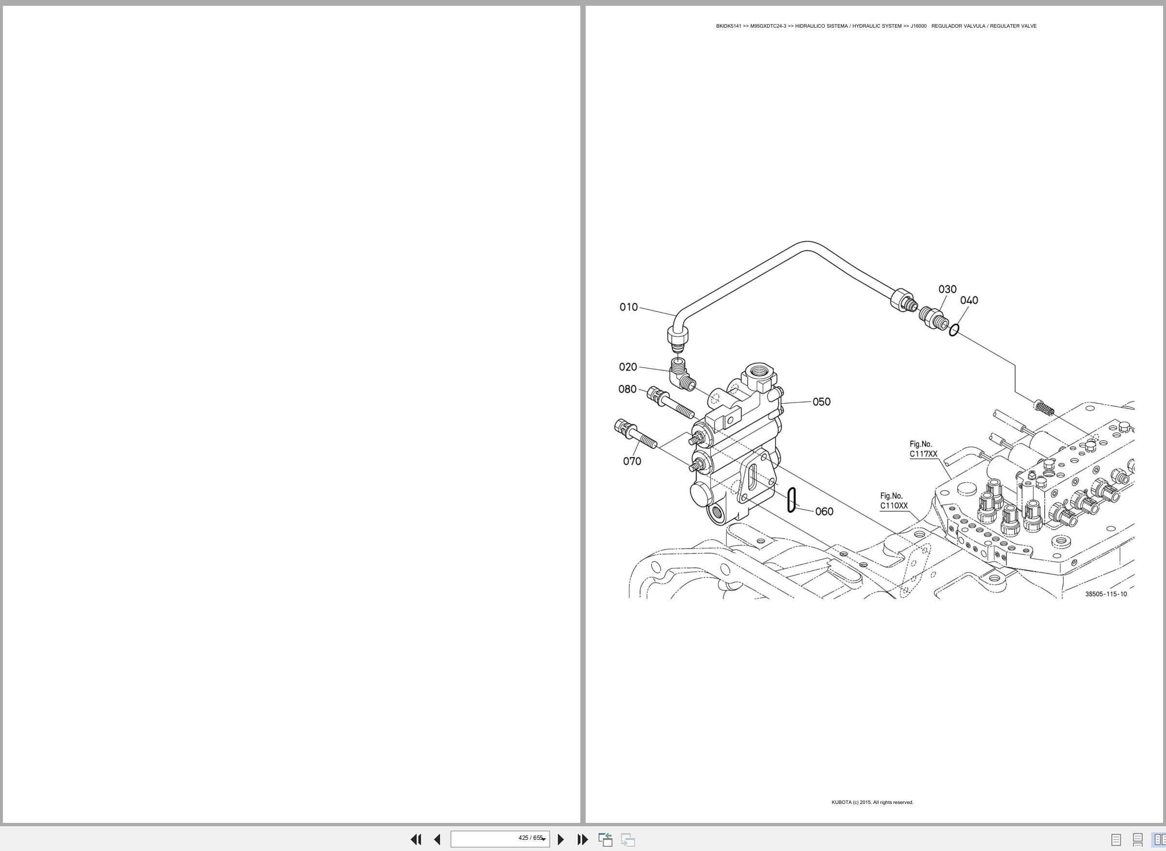 Kubota Tractor M95GXDTC24 3 Spare Parts Catalog EN ES (3)
