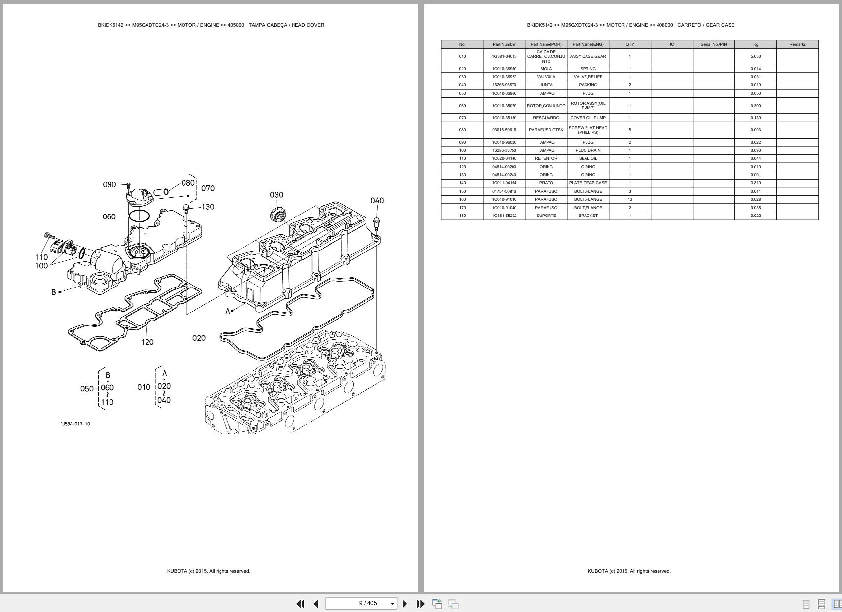 Kubota Tractor M95GXDTC24 3 Spare Parts Catalog EN PT (3)