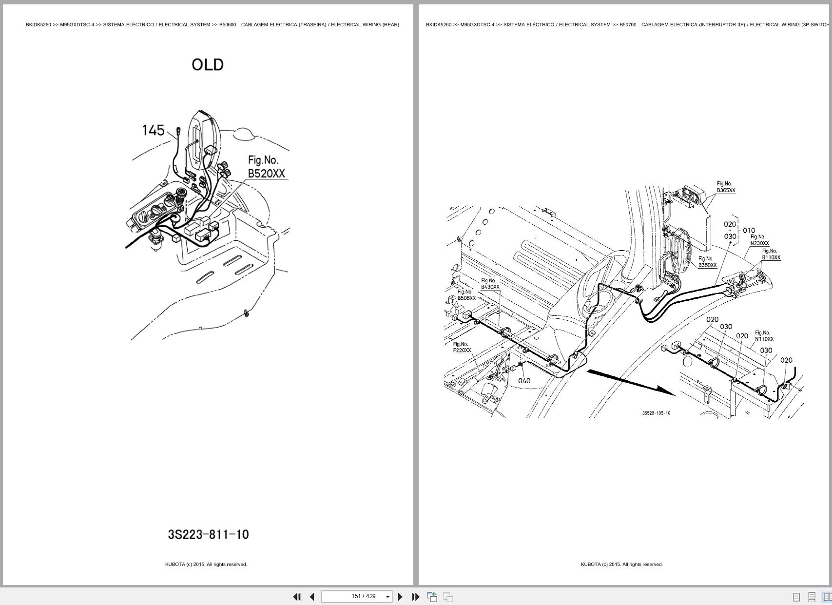 Kubota Tractor M95GXDTSC 4 Spare Parts Catalog EN PT (2)