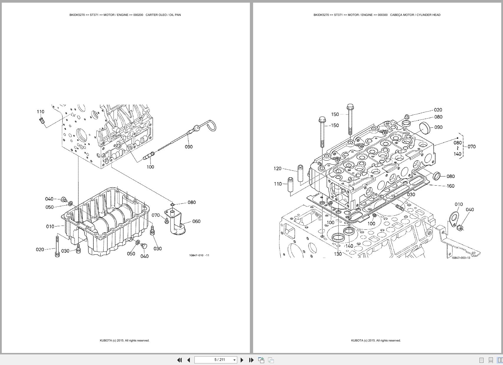 Kubota Tractor ST371 Spare Parts Catalog EN PT (3)
