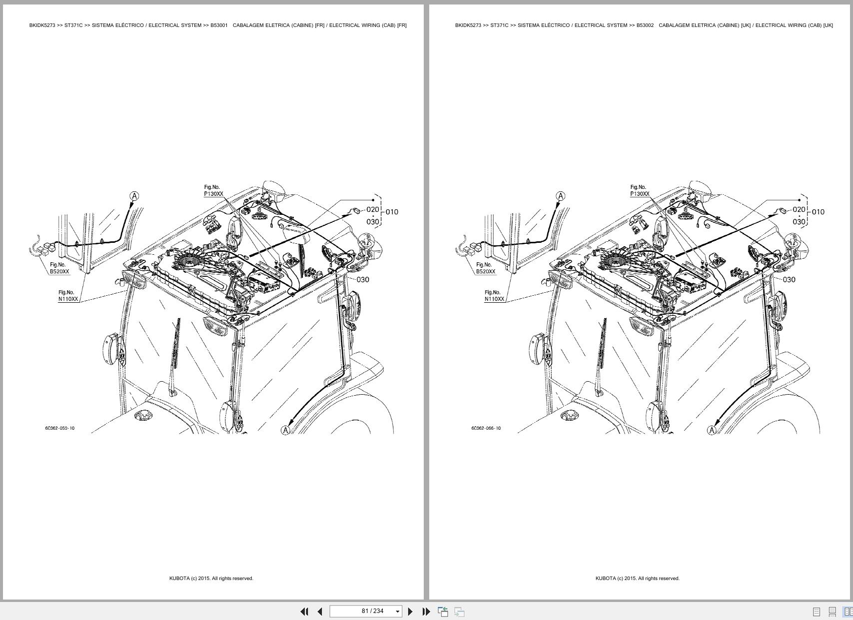 Kubota Tractor ST371C Spare Parts Catalog EN PT (2)