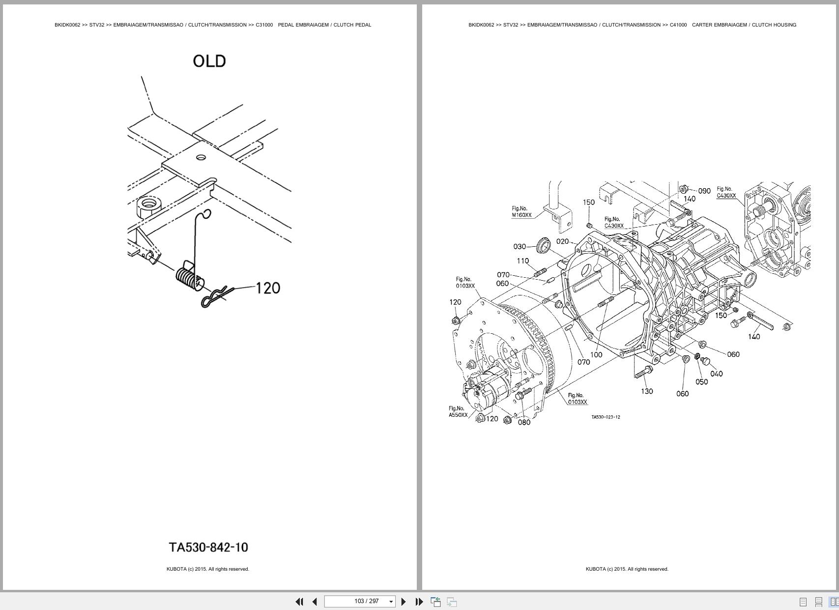Kubota Tractor STV32 Spare Parts Catalog EN PT (2)