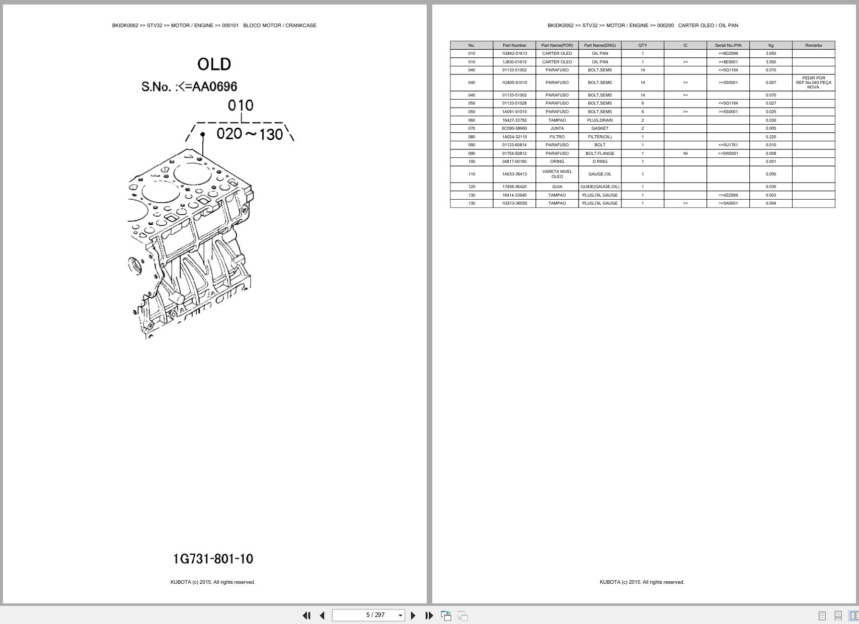 Kubota Tractor STV32 Spare Parts Catalog EN PT (3)