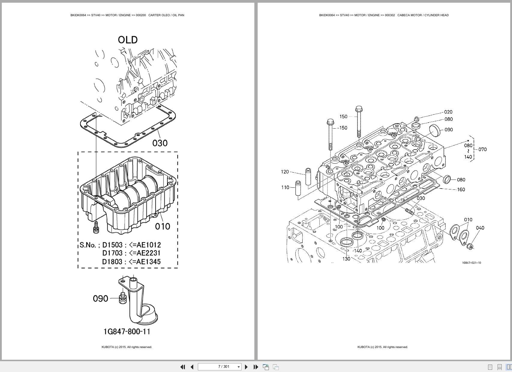 Kubota Tractor STV40 Spare Parts Catalog EN PT (3)