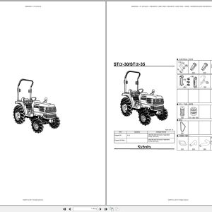 Kubota Tractors ST ALPHA 30 ALPHA 35 Spare Parts Catalog EN ES (1)
