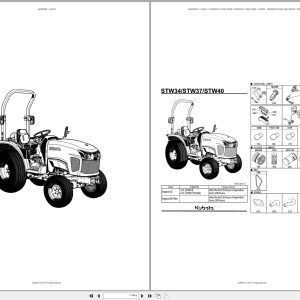 Kubota Tractors STW34 Spare Parts Catalog EN ES (1)
