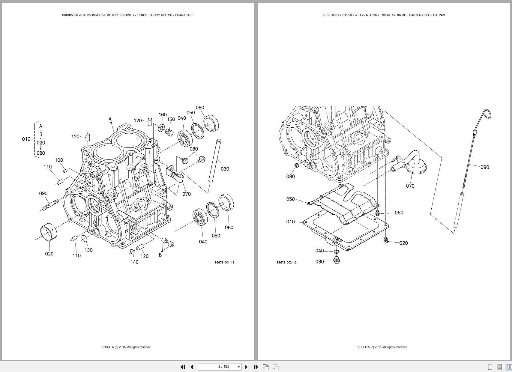 Kubota Utility Vehicle RTV500G EU Spare Parts Catalog EN PT (3)