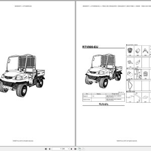 Kubota Utility Vehicle RTV900SW EU Spare Parts Catalog EN PT (1)