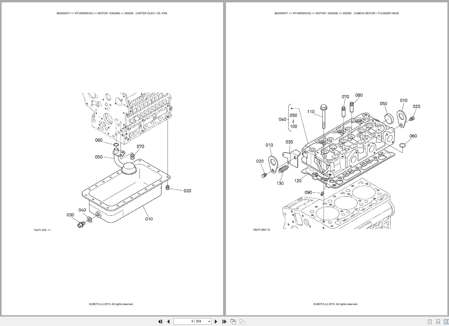 Kubota Utility Vehicle RTV900SW EU Spare Parts Catalog EN PT (3)