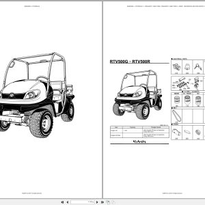 Kubota Utility Vehicles RTV500G EU Spare Parts Catalog EN ES (1)