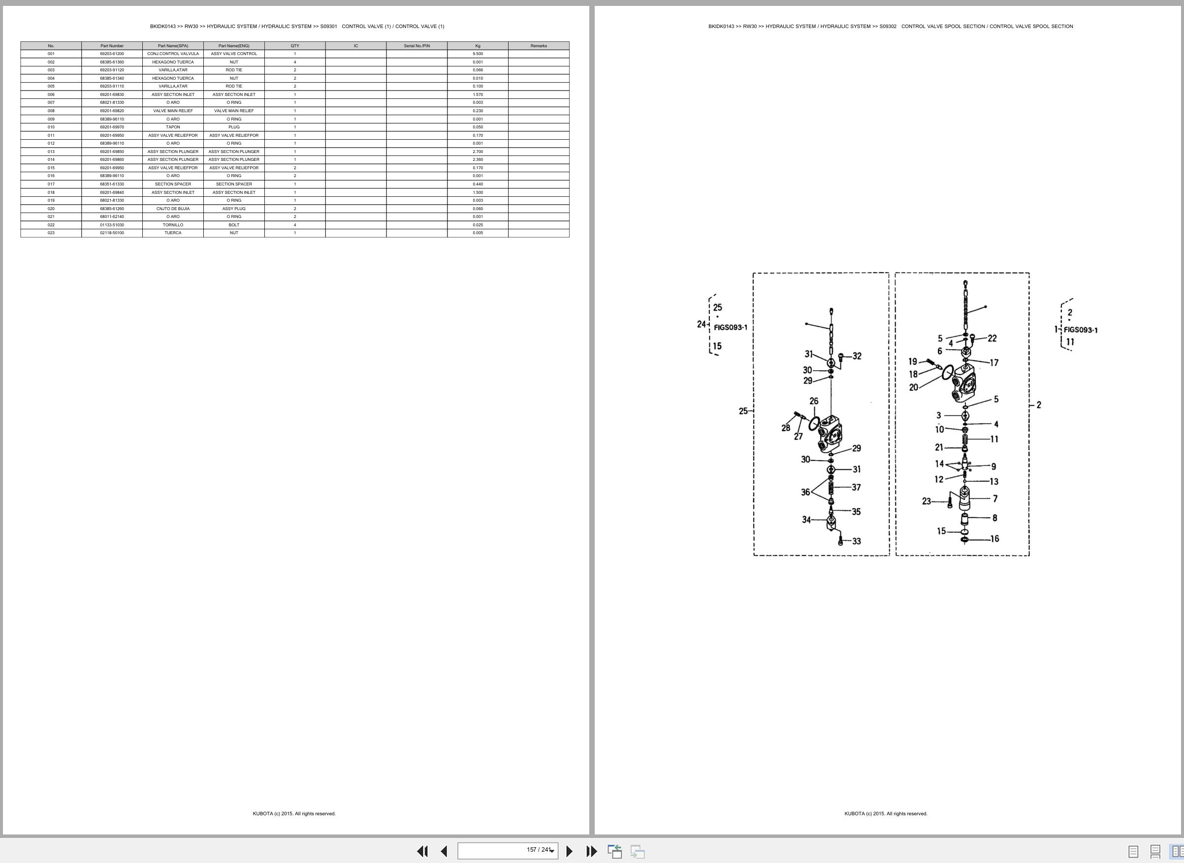 Kubota Wheel Loader RW30 Spare Parts Catalog EN ES (3)