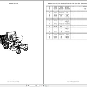 Kubota Zero Turn Mower GZD15 IIHD Spare Parts Catalog EN PT (1)