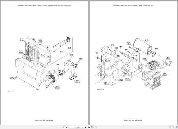 Kubota Zero Turn Mower GZD15 IIHD Spare Parts Catalog EN PT (2)