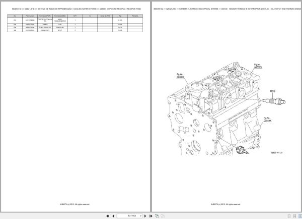 Kubota Zero Turn Mower GZD21 2HD Spare Parts Catalog EN PT (2)