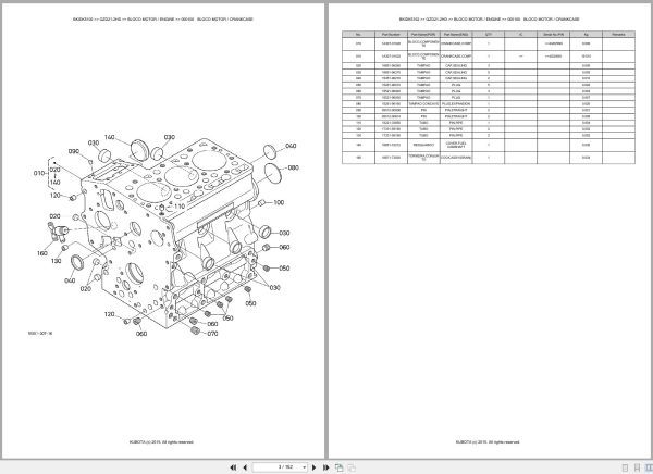 Kubota Zero Turn Mower GZD21 2HD Spare Parts Catalog EN PT (3)