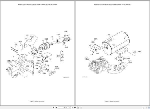 Kubota Zero Turn Mower ZD1211R 2 EU S5 Spare Parts Catalog EN PT (2)