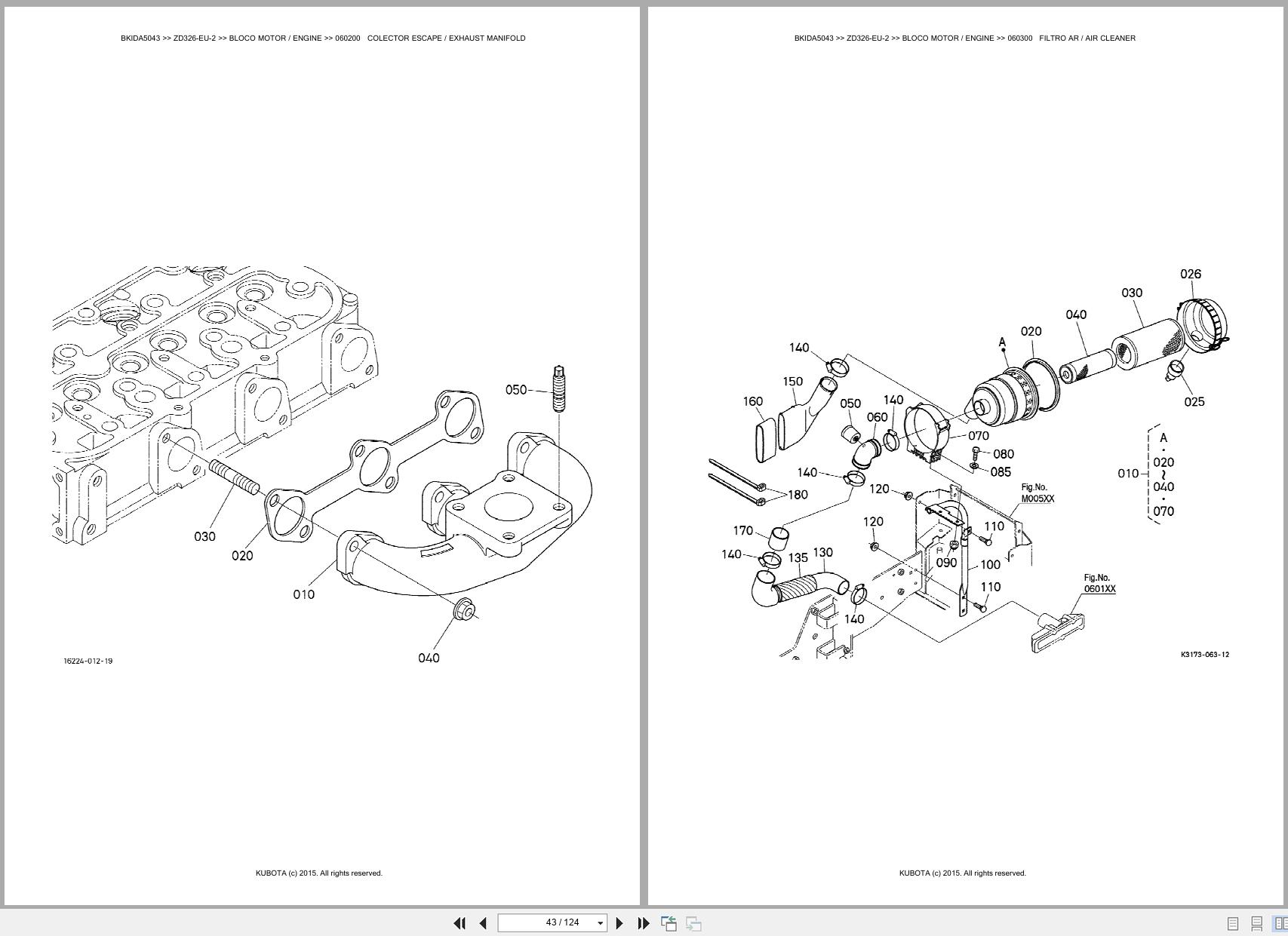 Kubota Zero Turn Mower ZD326 EU 2 Spare Parts Catalog EN PT (2)
