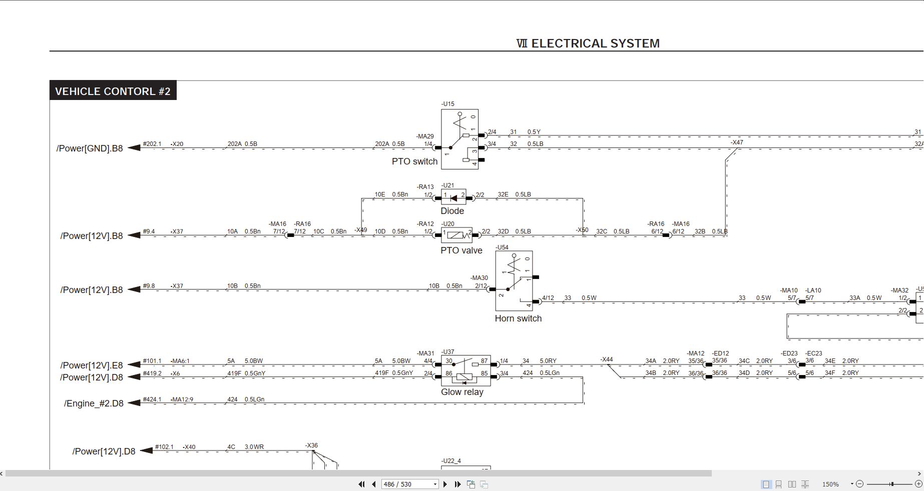 LS Tractor XG3000 Series Service Manual Diagrams 4
