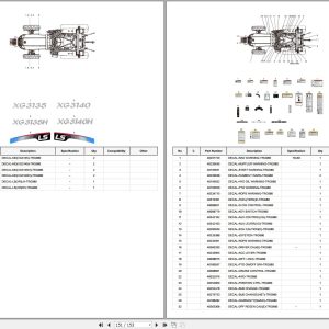 LS Tractor XG3135 XG3140 XG3135H XG3140H Parts Catalog 1