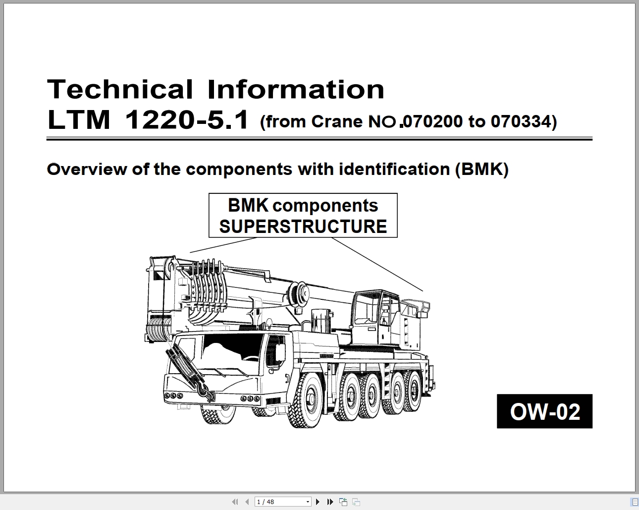 Liebherr ZF Transmission For Crane LTM 1220 5.1 Service Repair Technical Manual 2