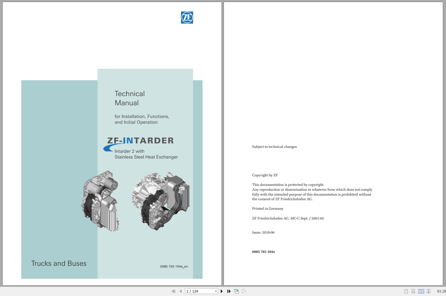 Liebherr ZF Transmission For Crane LTM 1220 5.1 Service Repair Technical Manual 8