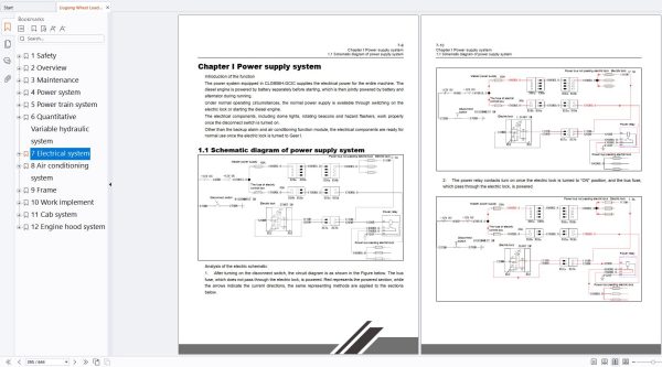 Liugong Wheel Loader CLG856H Service Manual Liugong Wheel Loader Clg856H Service Manual (2)