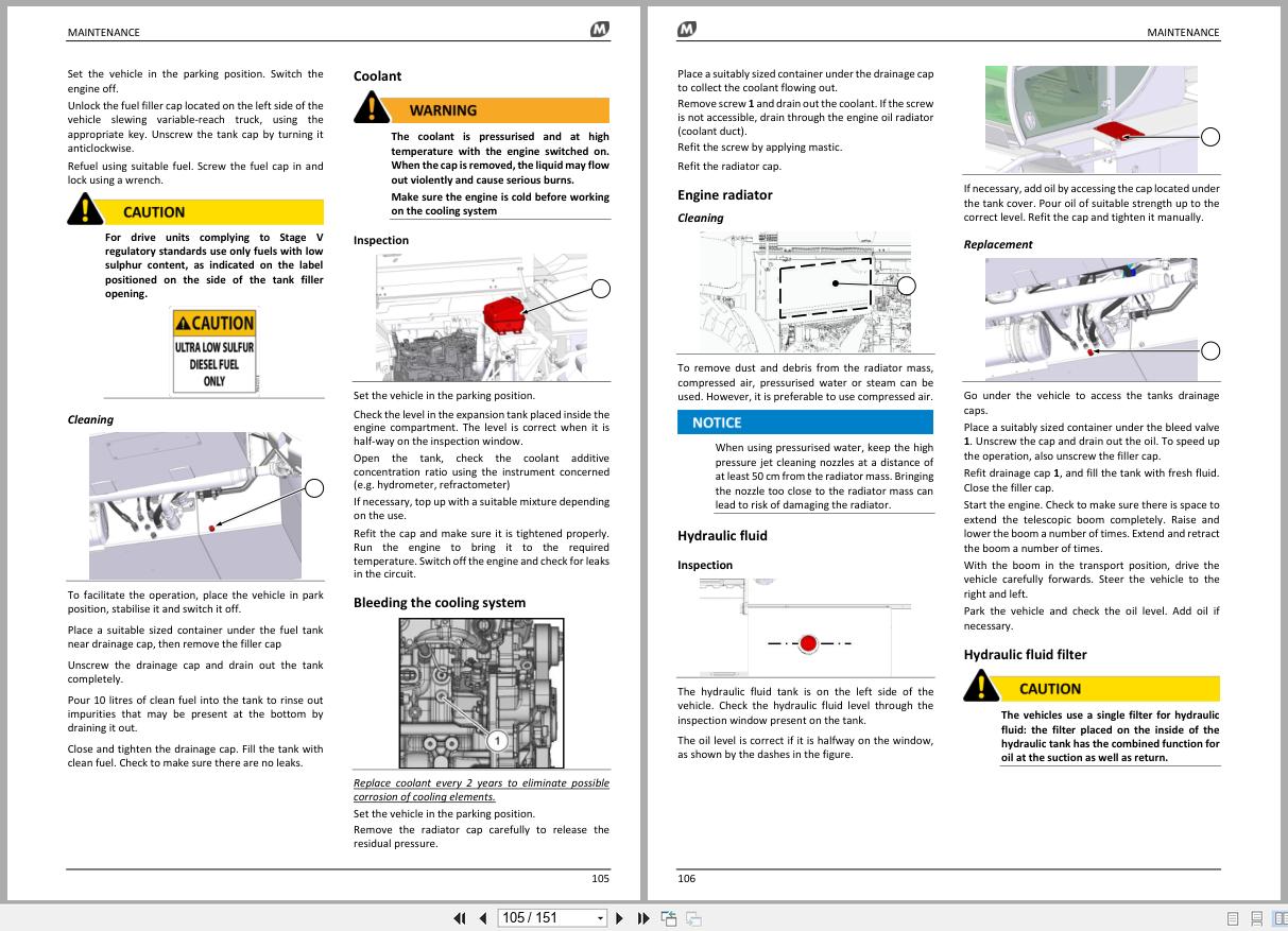 Magni Telescopic Handler RTH Series Use and Maintenance Manual 99261 RTHD 2023 3
