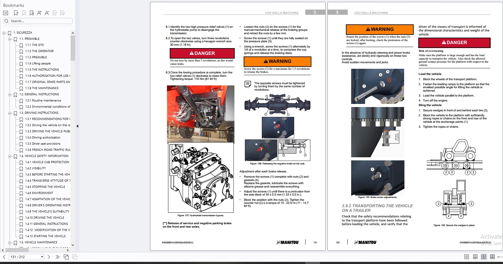 Manitou Telehandler MHT MHT X Series Service Operator Part Manual Update 2024 (6)