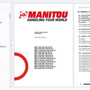 Manitou Telehandlers MRT 1645 400 75D ST5 S1 Service Manual 649293EN USMG 2023 (1)