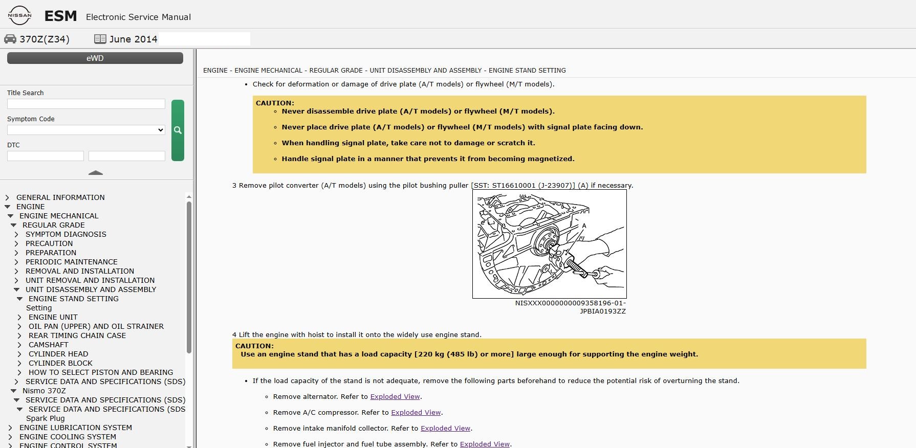 Nissan 370Z Z34 2014 June 2014 Service Manual Wiring Diagrams (2)