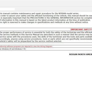 Nissan Altima L33 2018 December 2025 Service Manual Wiring Diagrams (1)