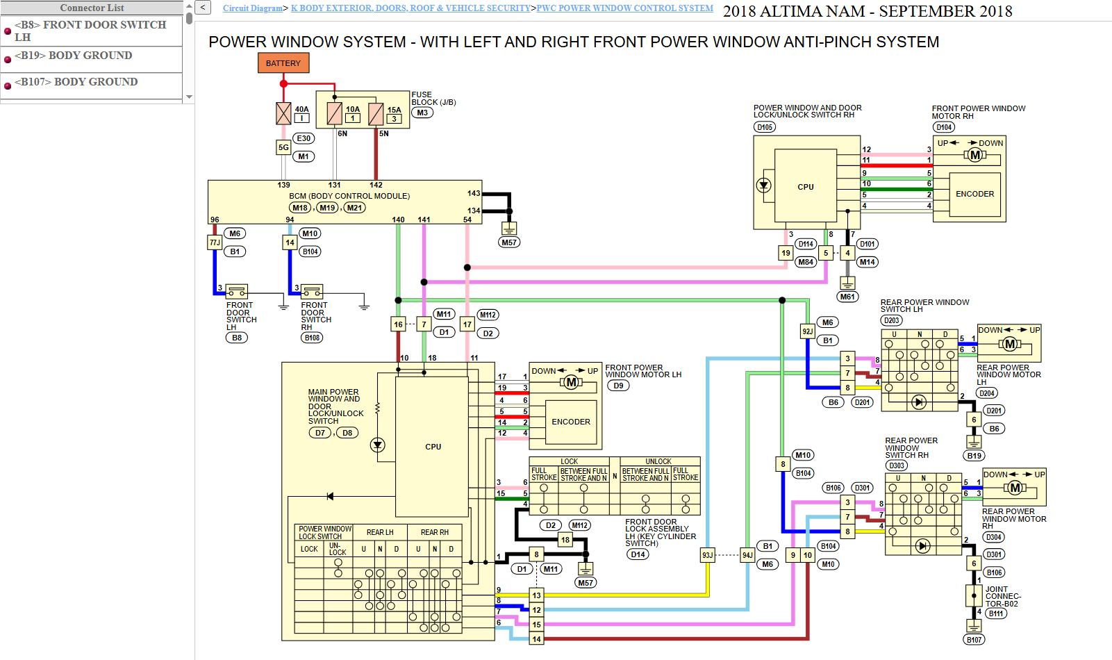 Nissan ALTIMA L33 2018 December 2025 Service Manual Wiring Diagrams (3)
