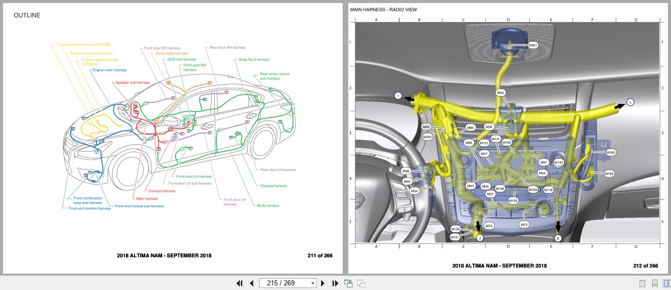 Nissan ALTIMA NAM 2018 SEPTEMBER 2018 Electrical Wiring Diagrams (2)