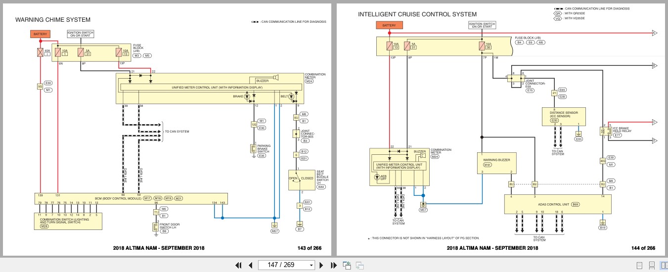 Nissan ALTIMA NAM 2018 SEPTEMBER 2018 Electrical Wiring Diagrams (3)