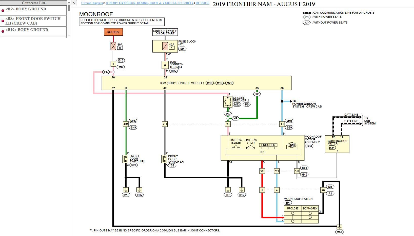 Nissan FRONTIER D40 2019 February 2026 Service Manual Wiring Diagrams (3)